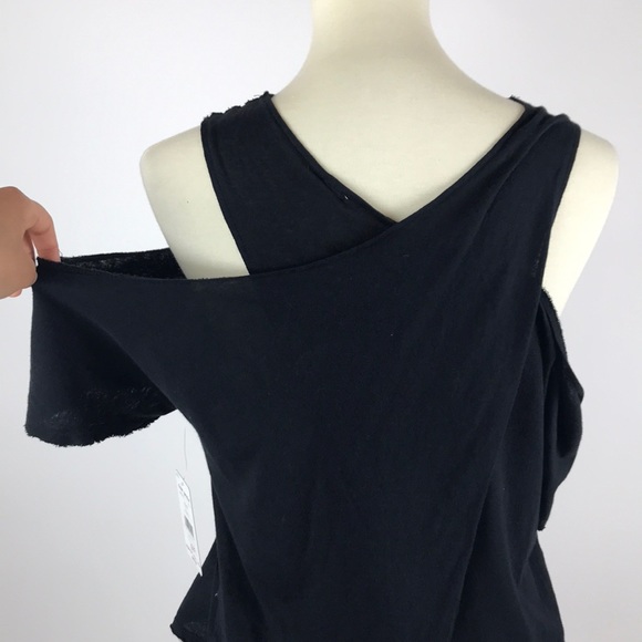 Free People | Taurus Cold Shoulder Crossback Top - Picture 5 of 7